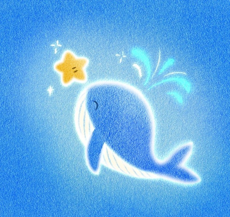 avatar màu xanh dương cute 15