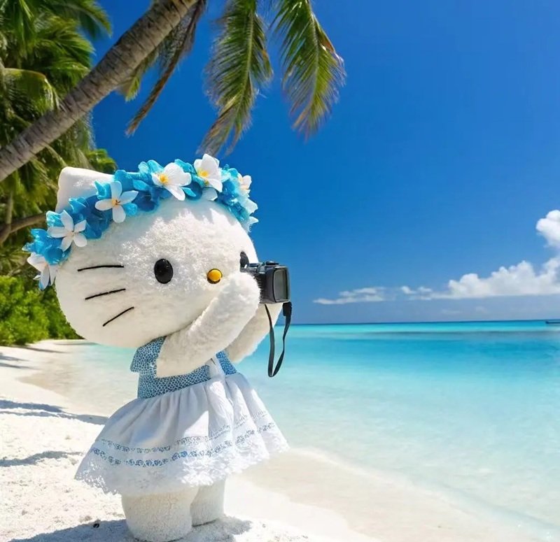 avatar màu xanh dương cute 17