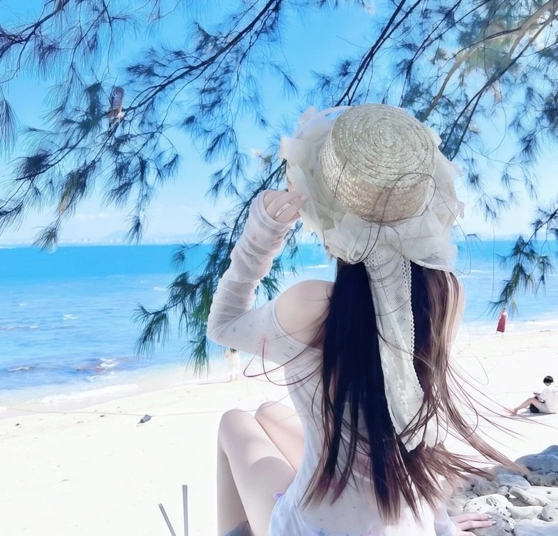 avatar màu xanh dương cute 19