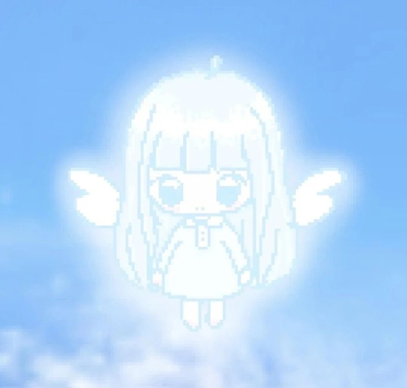 avatar màu xanh dương cute 3