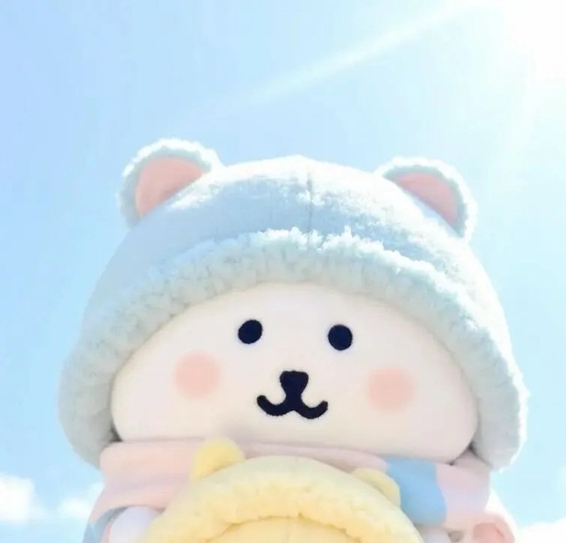 avatar màu xanh dương cute 35