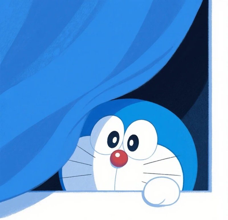 avatar màu xanh dương cute 7