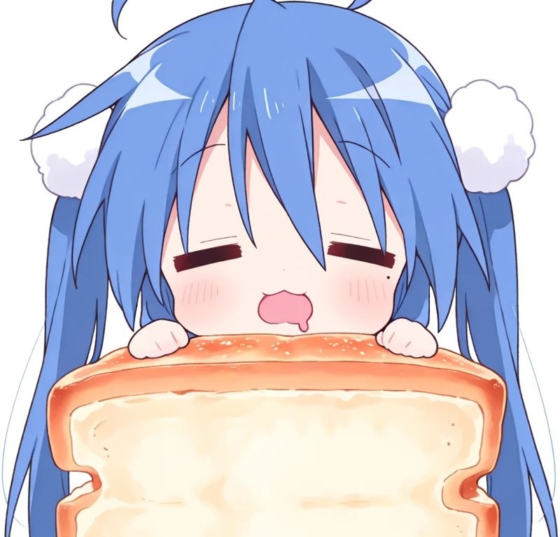 avt avatar màu xanh dương cute 12