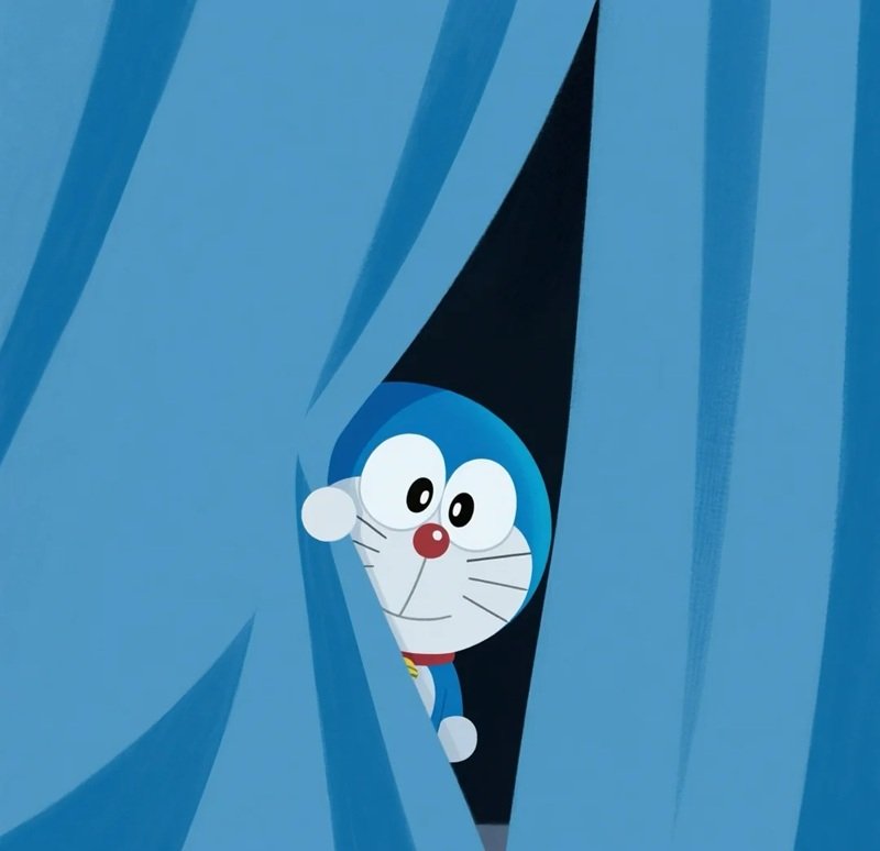 avt avatar màu xanh dương cute 14