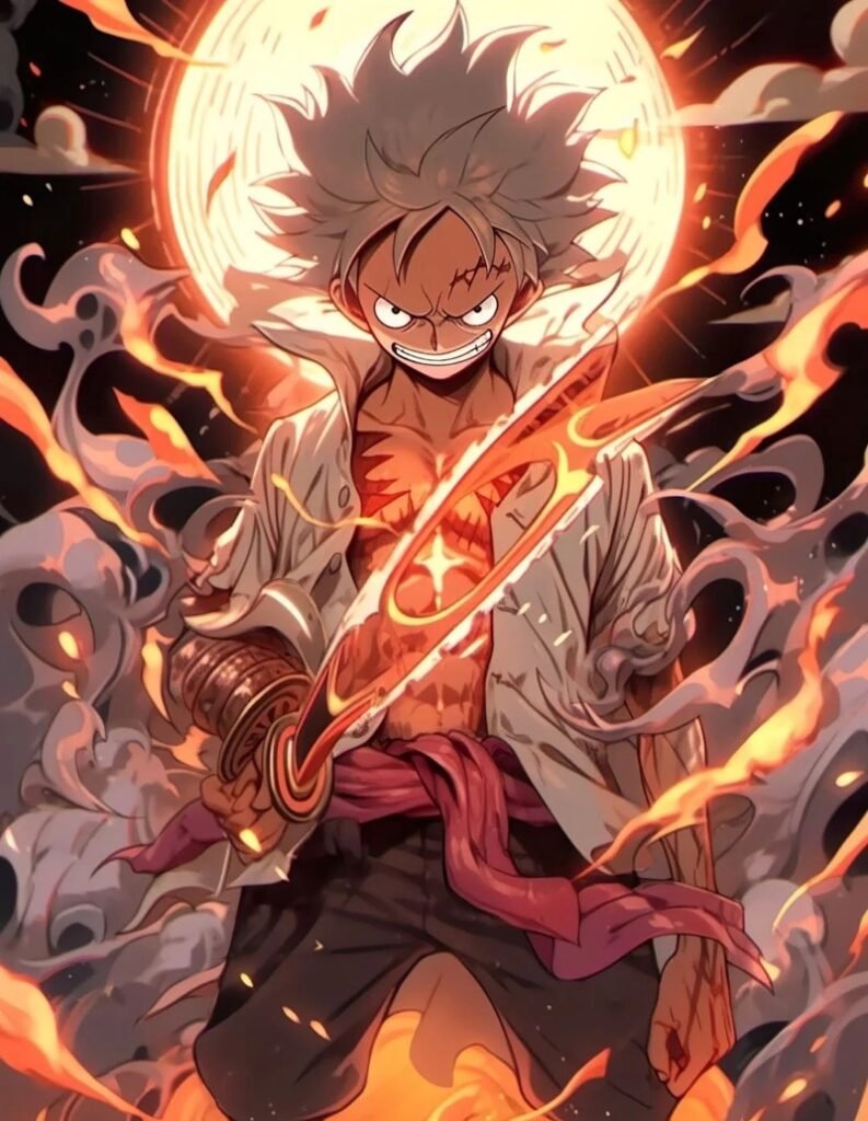 hình ảnh luffy gear 5 12