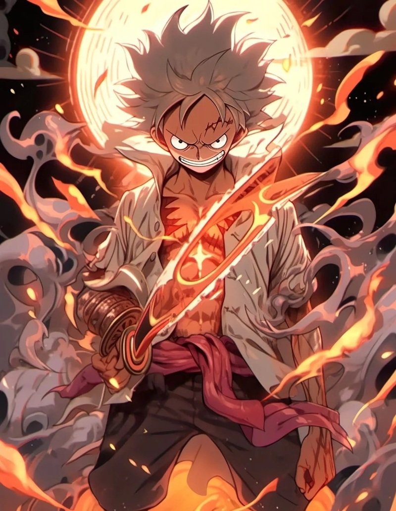 hình ảnh luffy gear 5 12