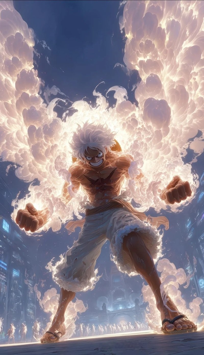 hình ảnh luffy gear 5 13