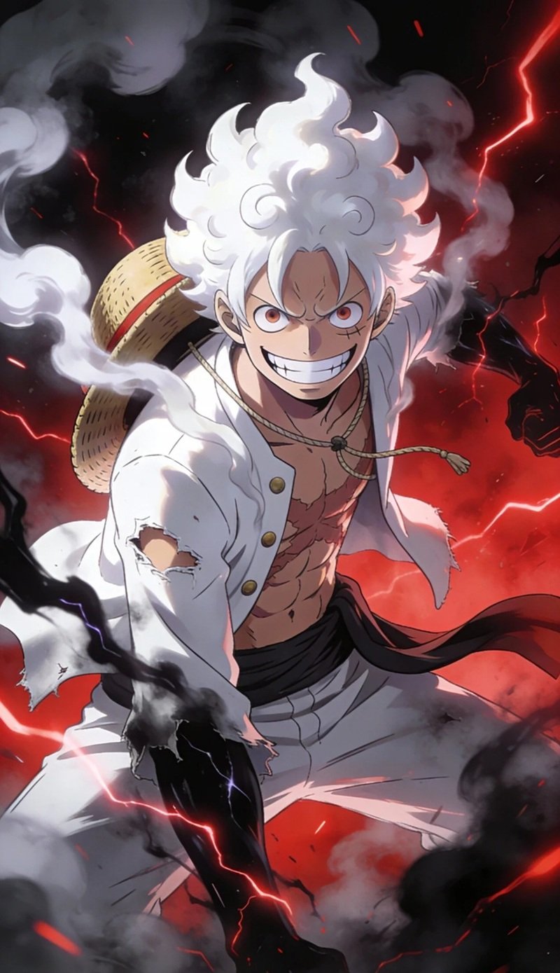 hình ảnh luffy gear 5 15