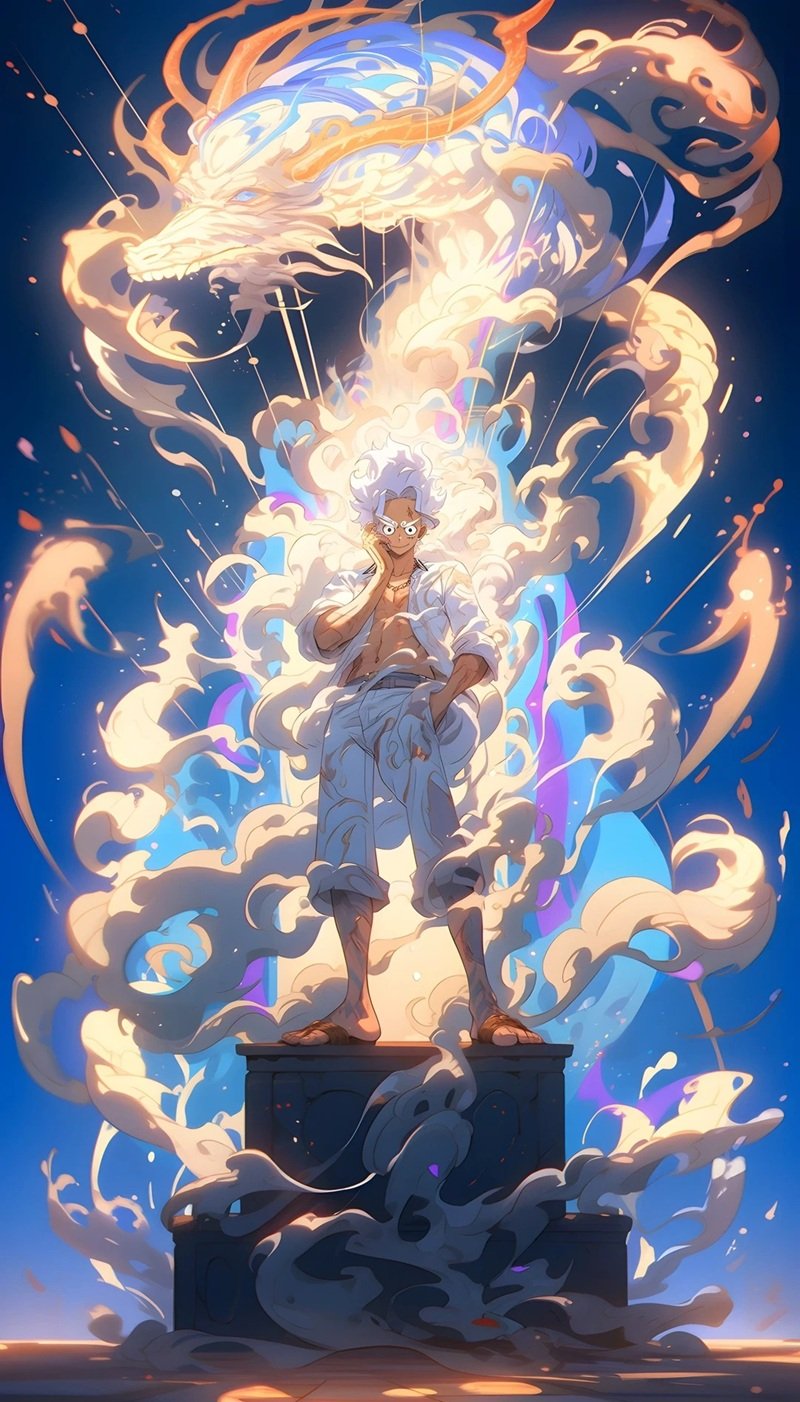 hình ảnh luffy gear 5 29