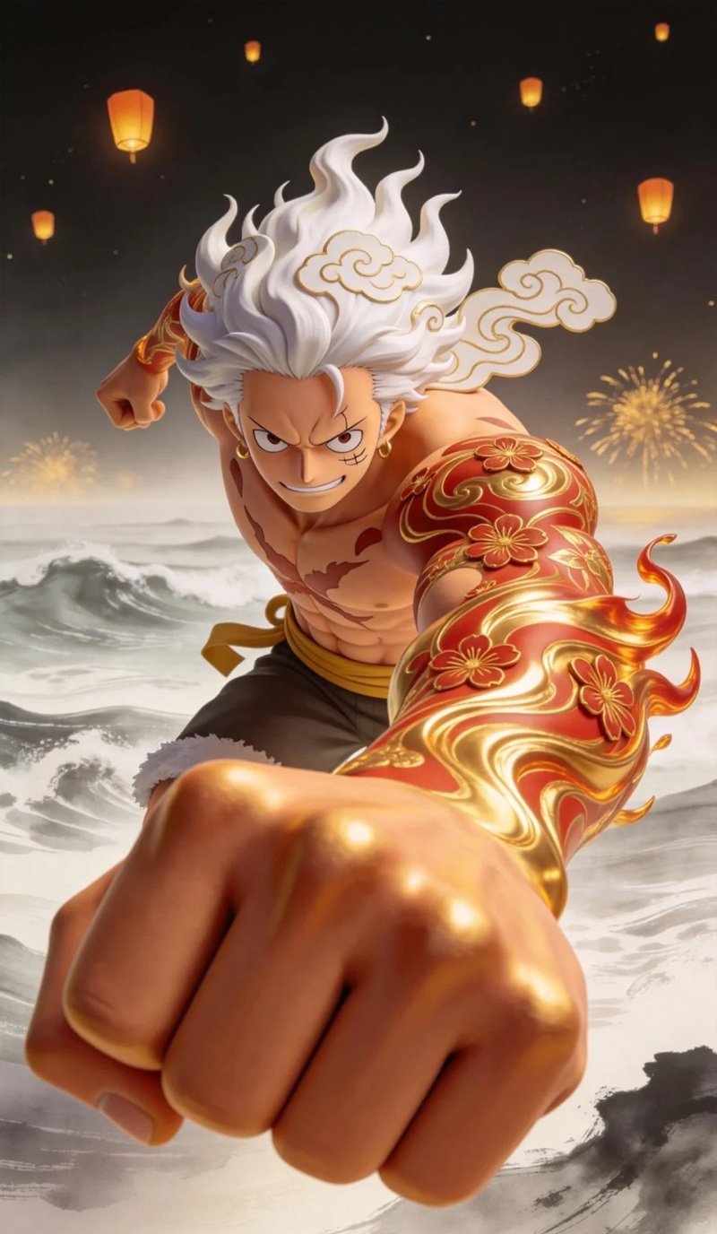 hình ảnh luffy gear 5 32