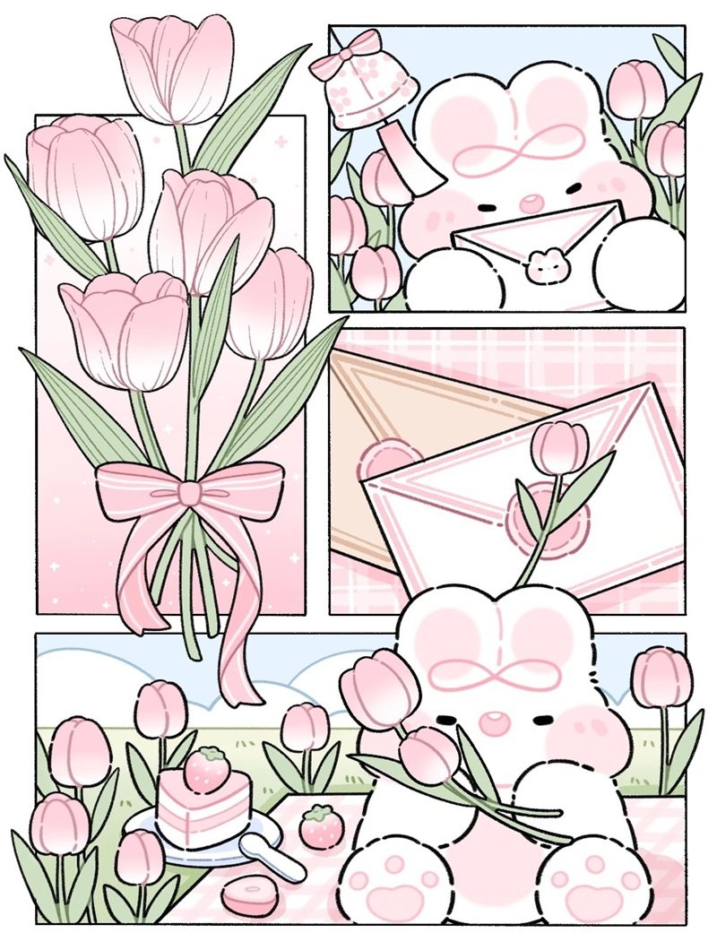 hình nền hoa tulip cute 13