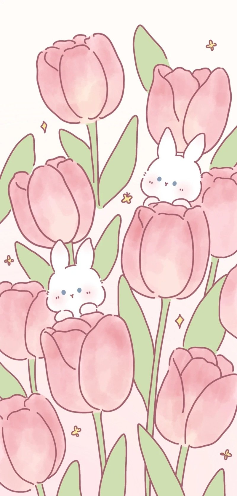 hình nền hoa tulip cute 15