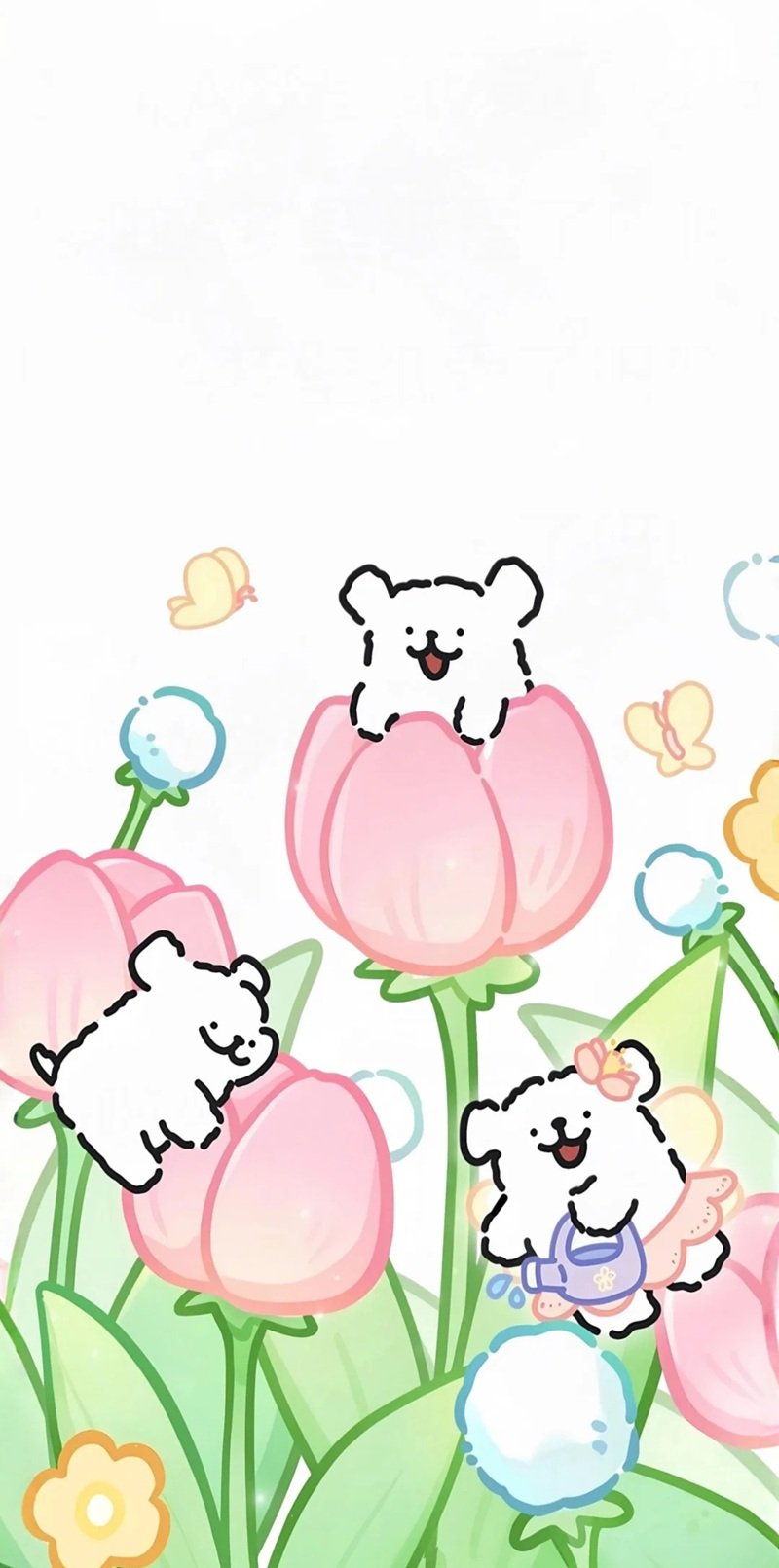 hình nền hoa tulip cute 31