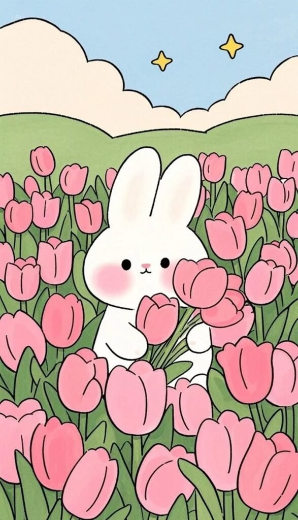 hình nền hoa tulip cute 33