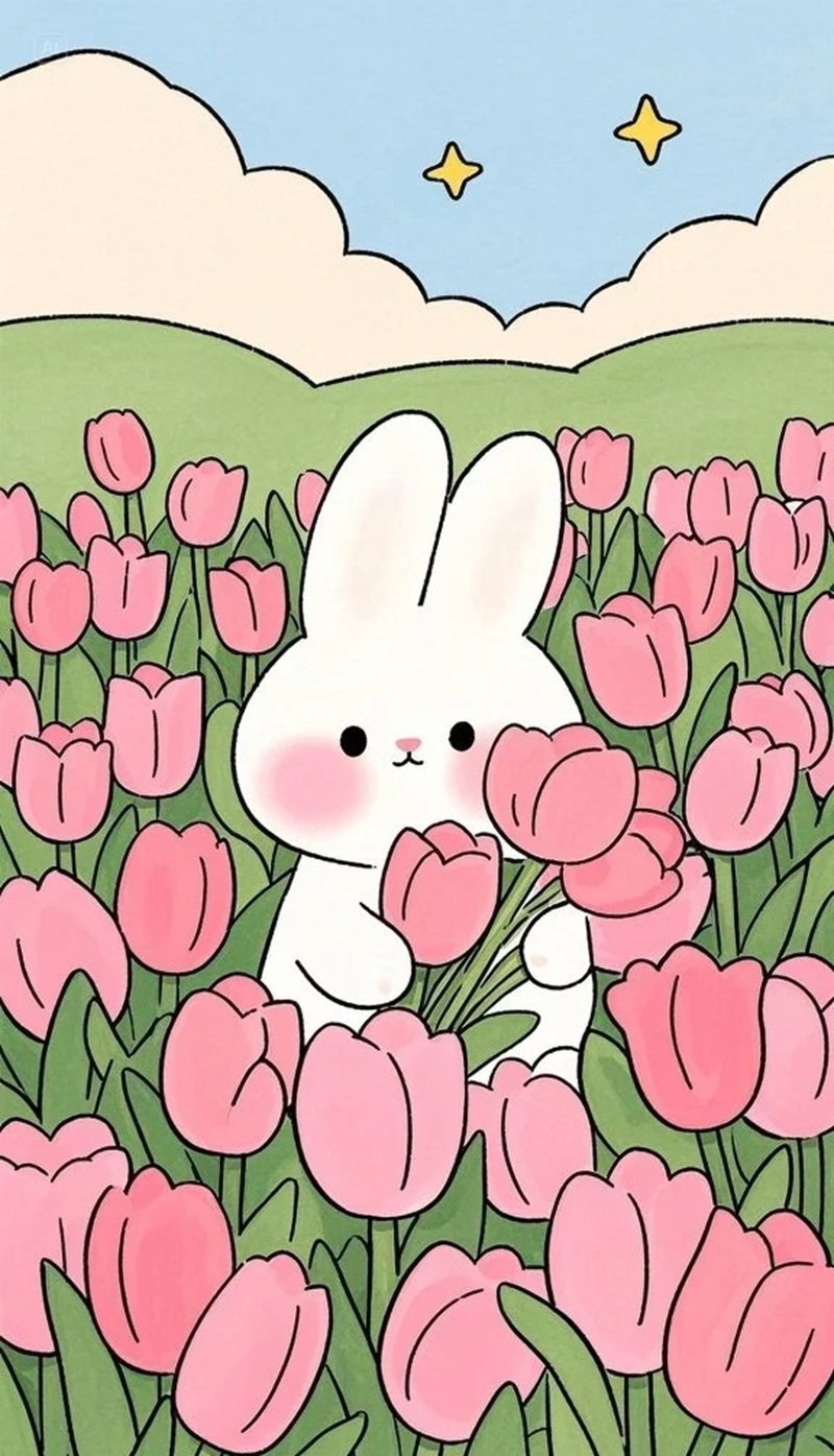 hình nền hoa tulip cute 33