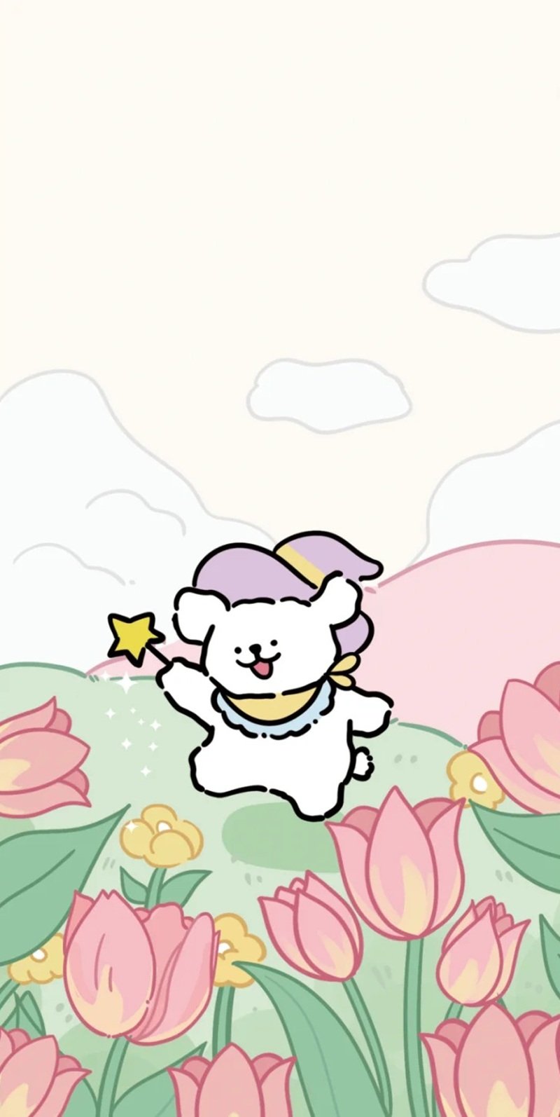 hình nền hoa tulip cute 34