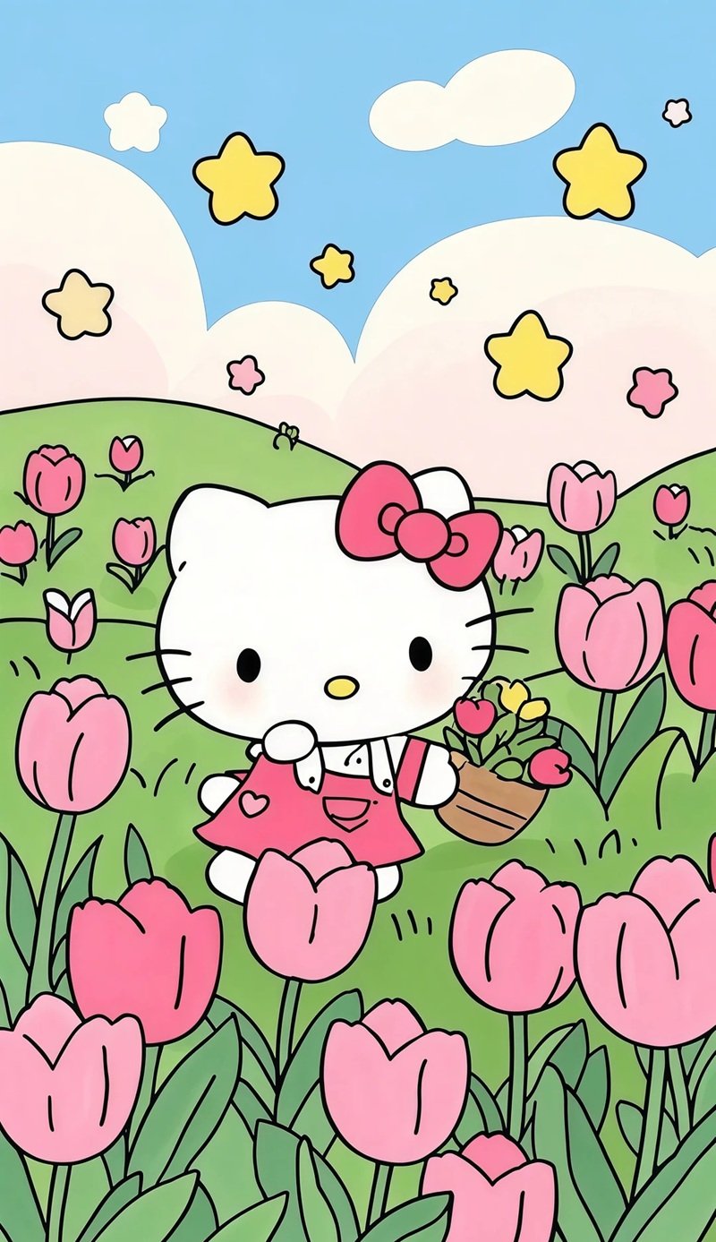 hình nền hoa tulip cute 38