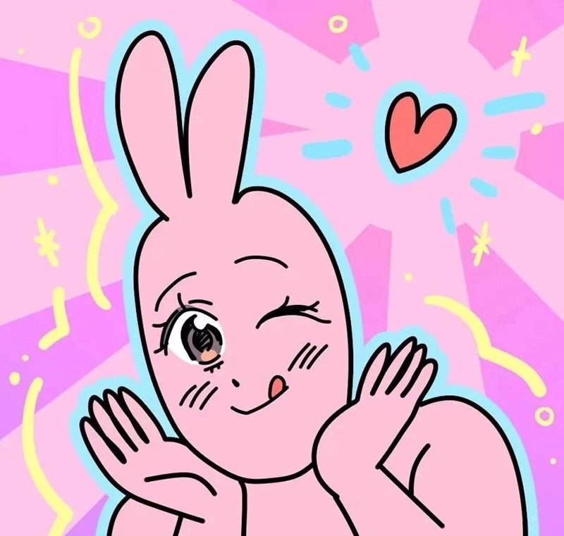 meme thỏ hồng 17