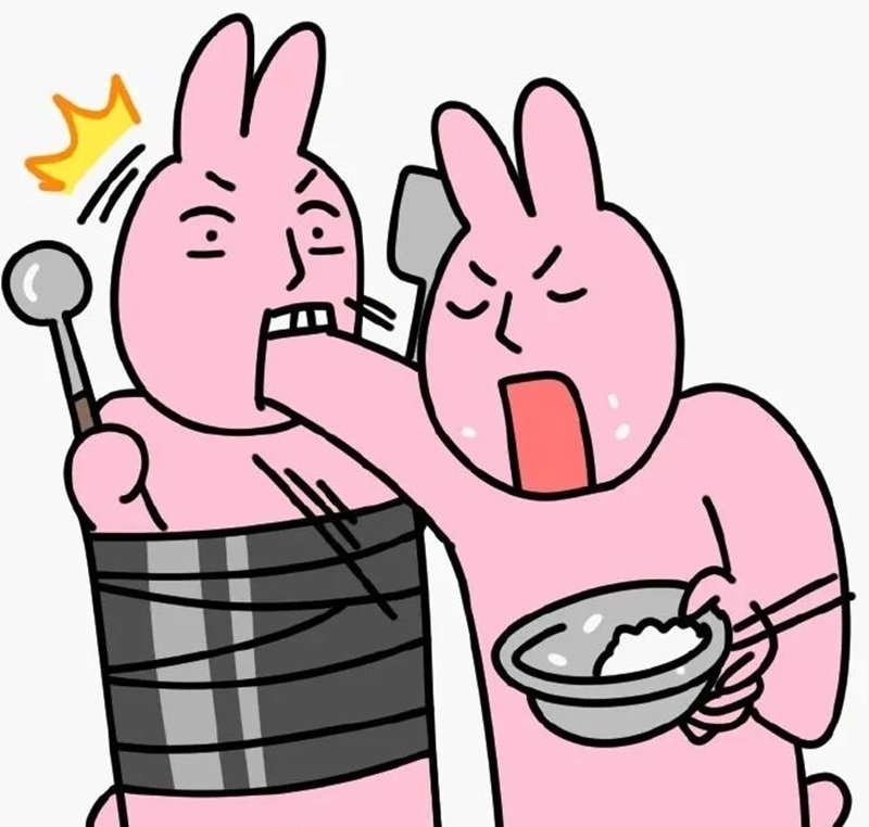 meme thỏ hồng 25