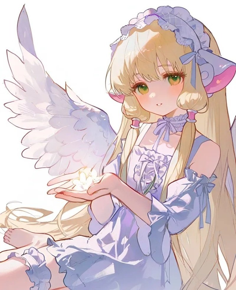 ảnh anime thiên thần​​ 16