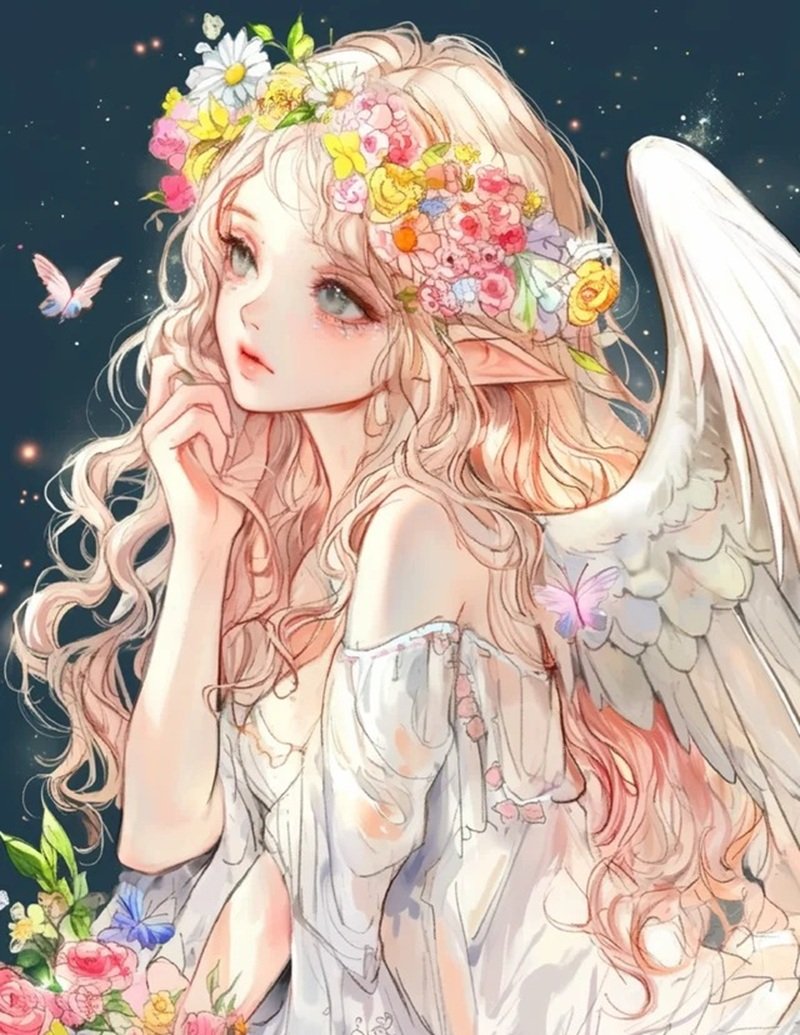 ảnh anime thiên thần​​ 4