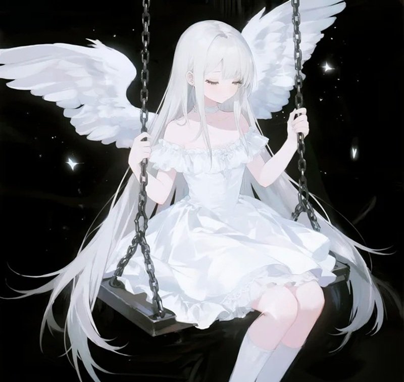 ảnh anime thiên thần​​ 8