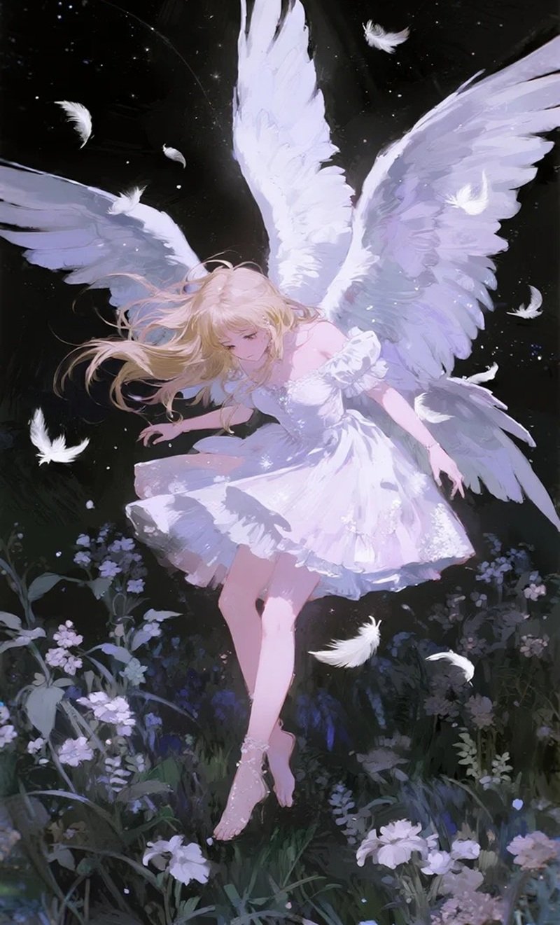 ảnh anime thiên thần​​ 9