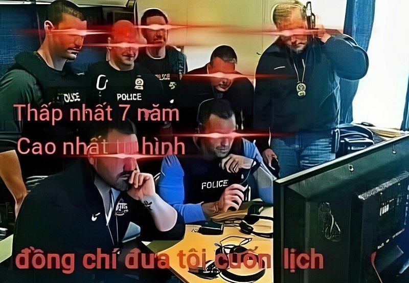 khoảnh khắc lén lút fbi meme