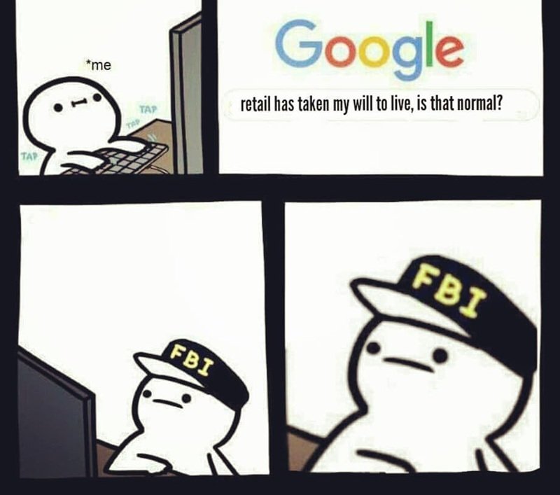 phản ứng căng thẳng fbi meme