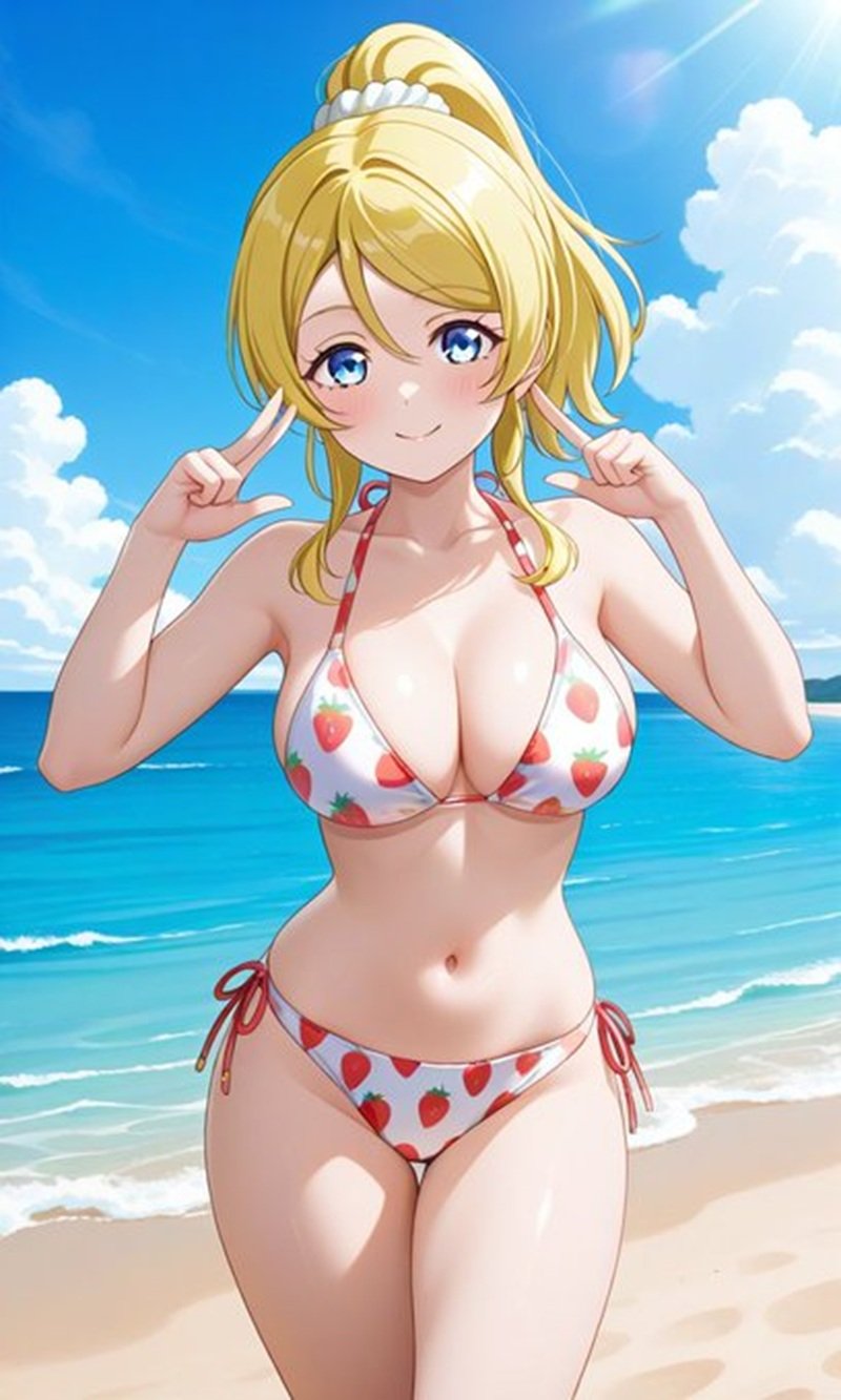 gái anime mặc bikini 11