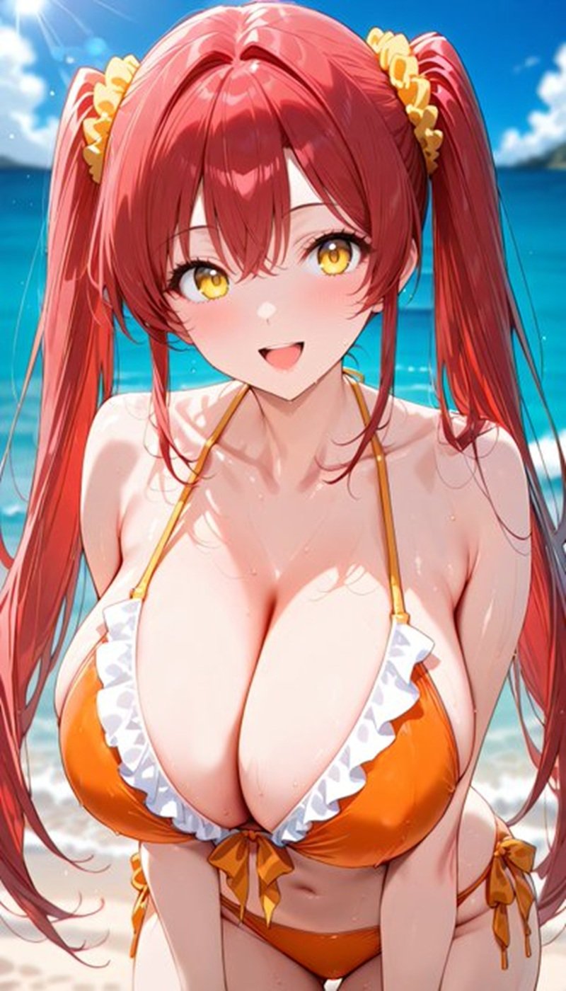 gái anime mặc bikini 22