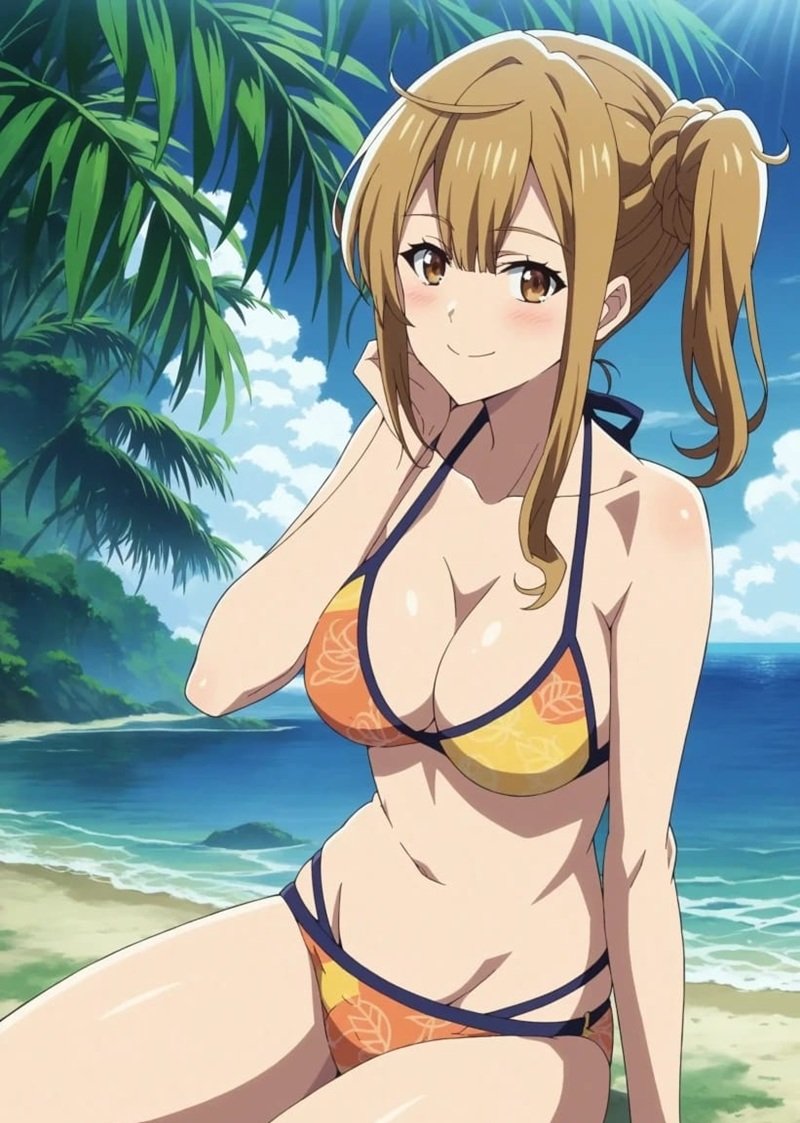 gái anime mặc bikini 30
