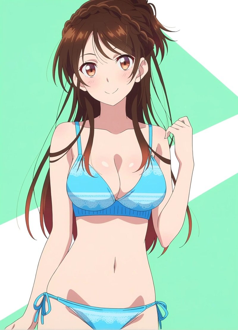 gái anime mặc bikini 32