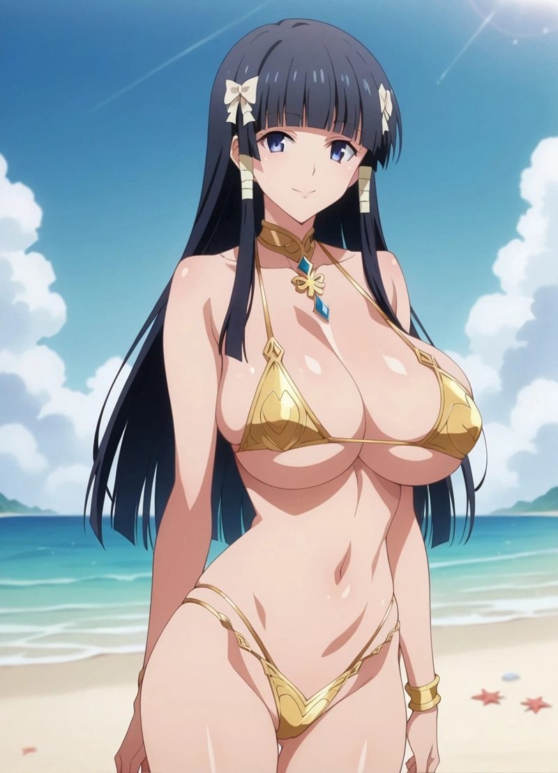 gái anime mặc bikini 38