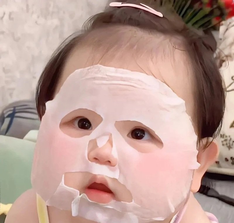 biểu cảm siêu cute Meme Ảnh Em Bé Cute