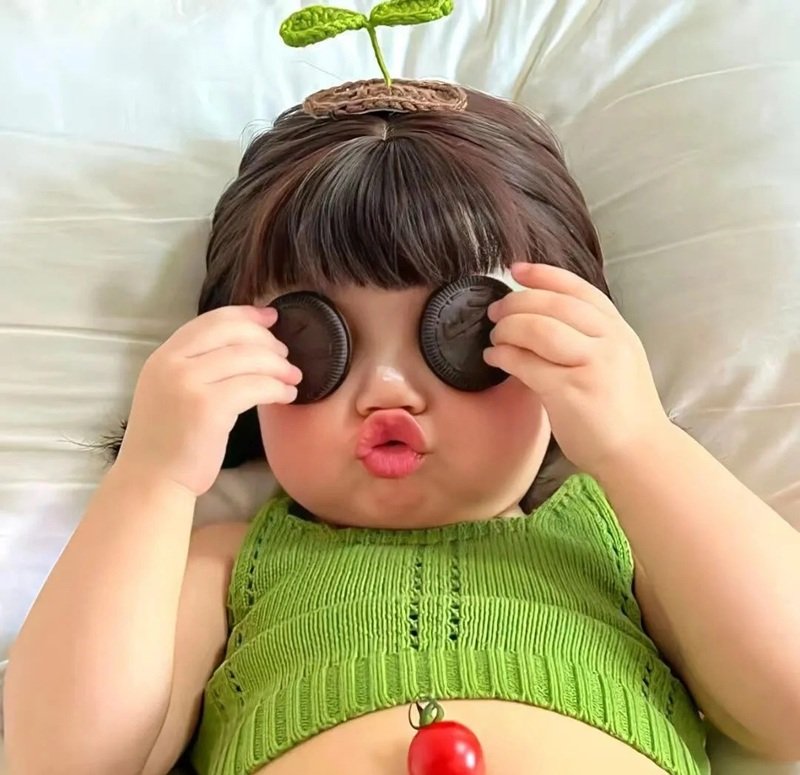 hình ảnh đáng yêu lan truyền Meme Ảnh Em Bé Cute