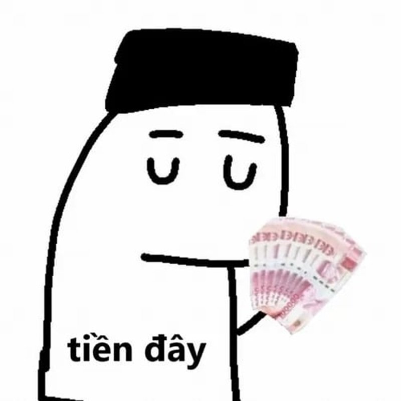 biểu cảm xin tiền vui meme đưa tiền