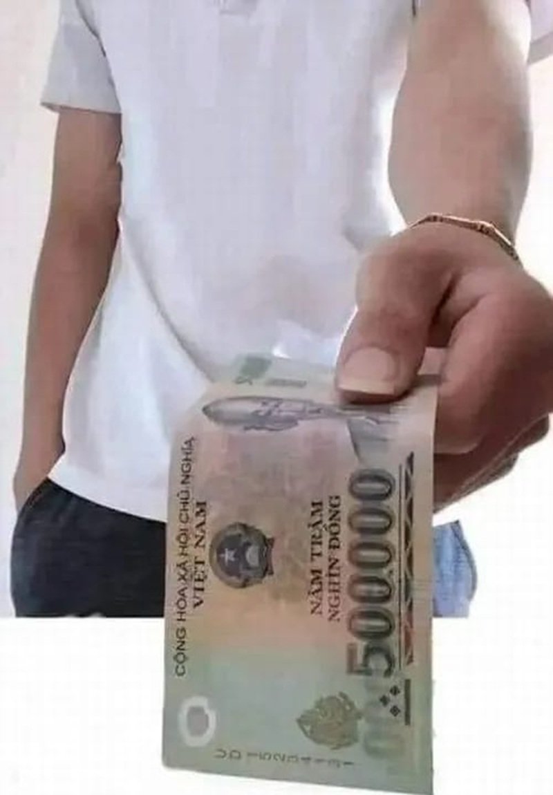 ảnh chế cực hài meme đưa tiền