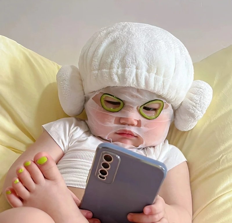 meme em bé mang lại tiếng cười nhẹ nhàng
