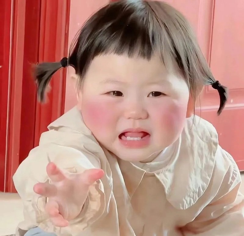 hình ảnh dễ thương với meme em bé cực kỳ viral