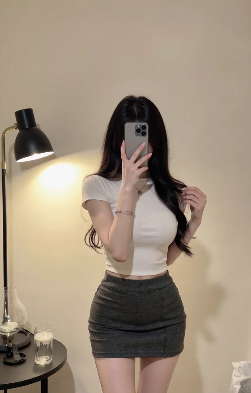 Bikini đỏ rực rỡ, ảnh miku sexy gợi cảm