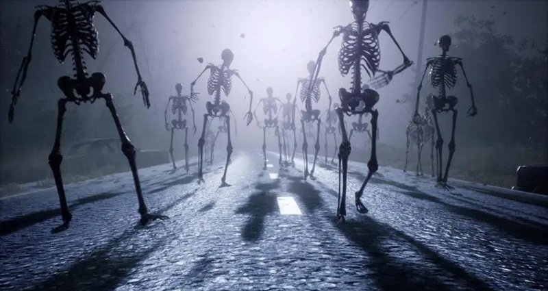biểu cảm lầy lội trong skeleton meme cực vui