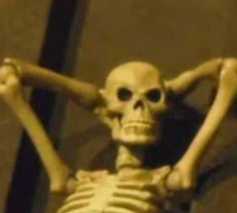 nội dung độc lạ từ skeleton meme gây cười