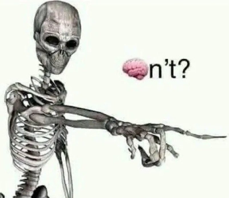 khoảnh khắc bá đạo cùng skeleton meme độc lạ