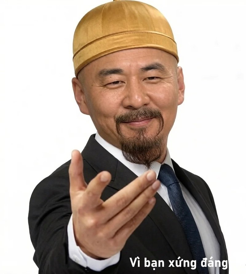 vì bạn xứng đáng meme hài hước khiến ngày mới rực rỡ
