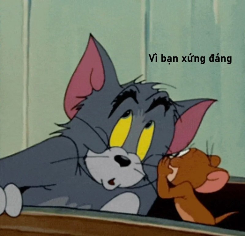 meme cute tích cực vì bạn xứng đáng được trân trọng