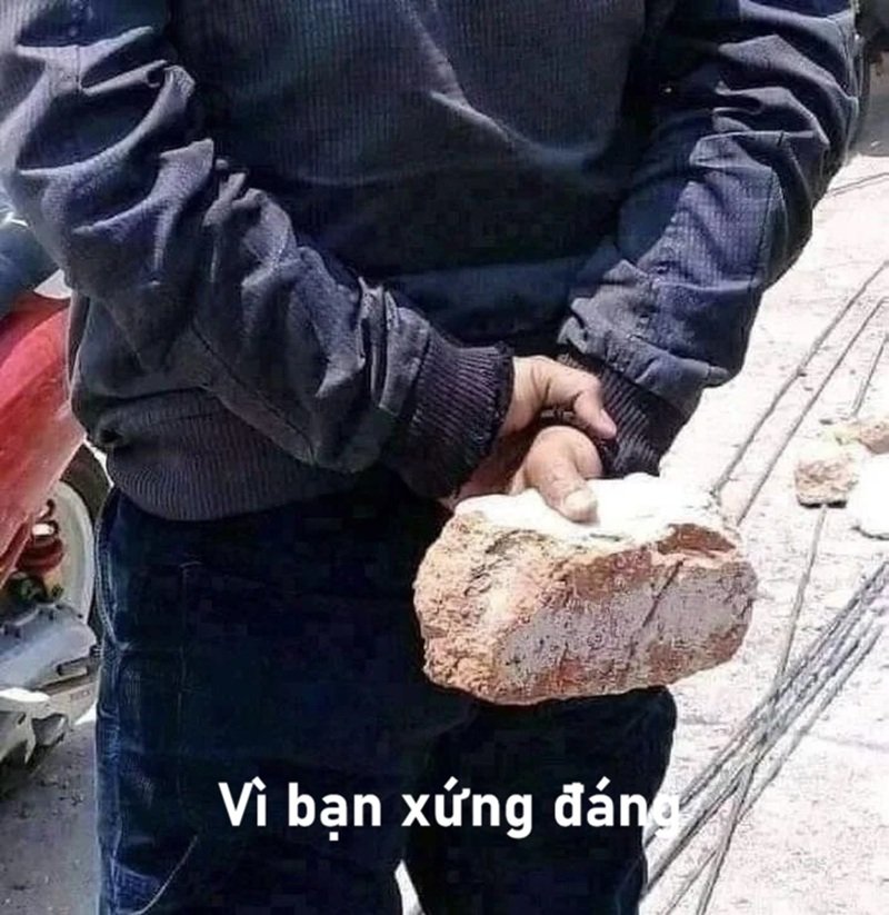 vì bạn xứng đáng meme hài hước đầy năng lượng vui
