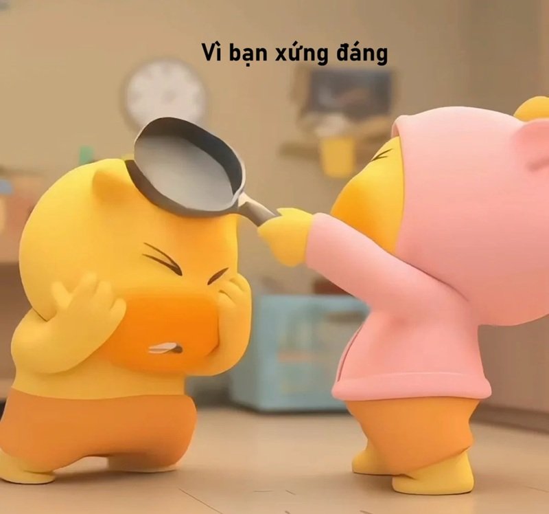 meme đáng yêu vì bạn xứng đáng được yêu quý