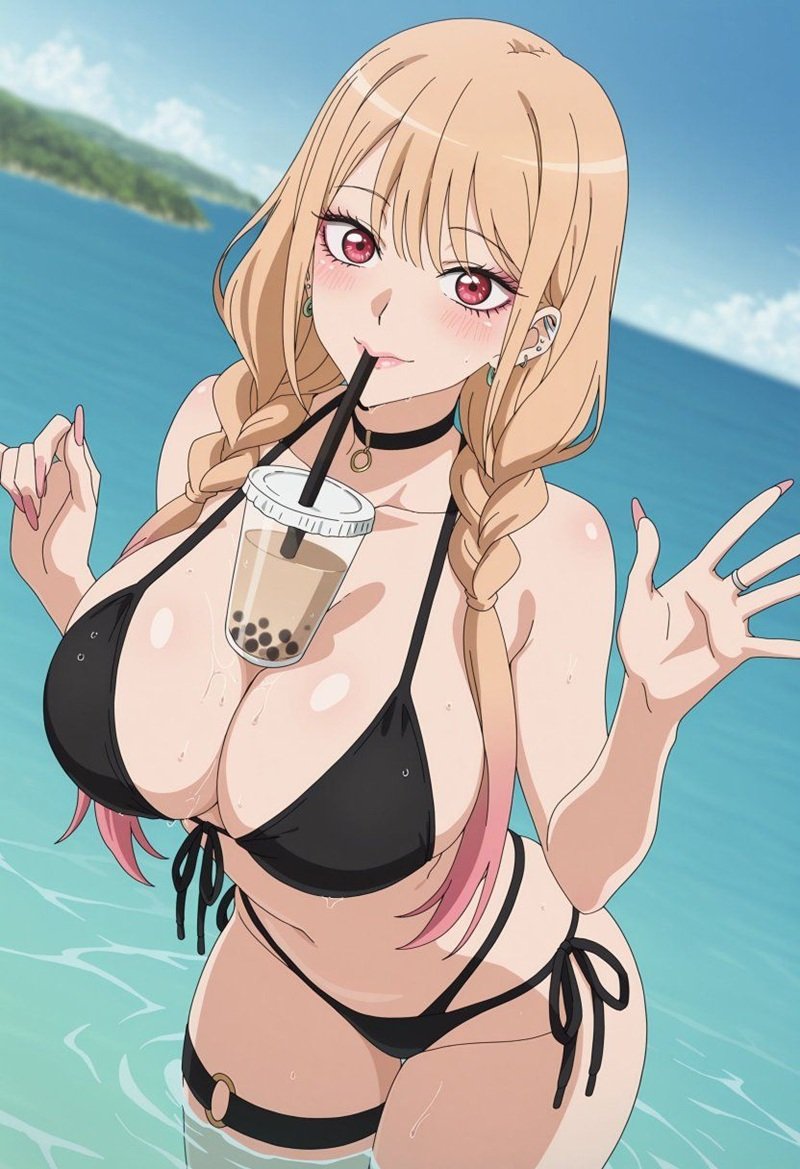 Hình anime hot girl ngực lớn, vú bự cực phẩm
