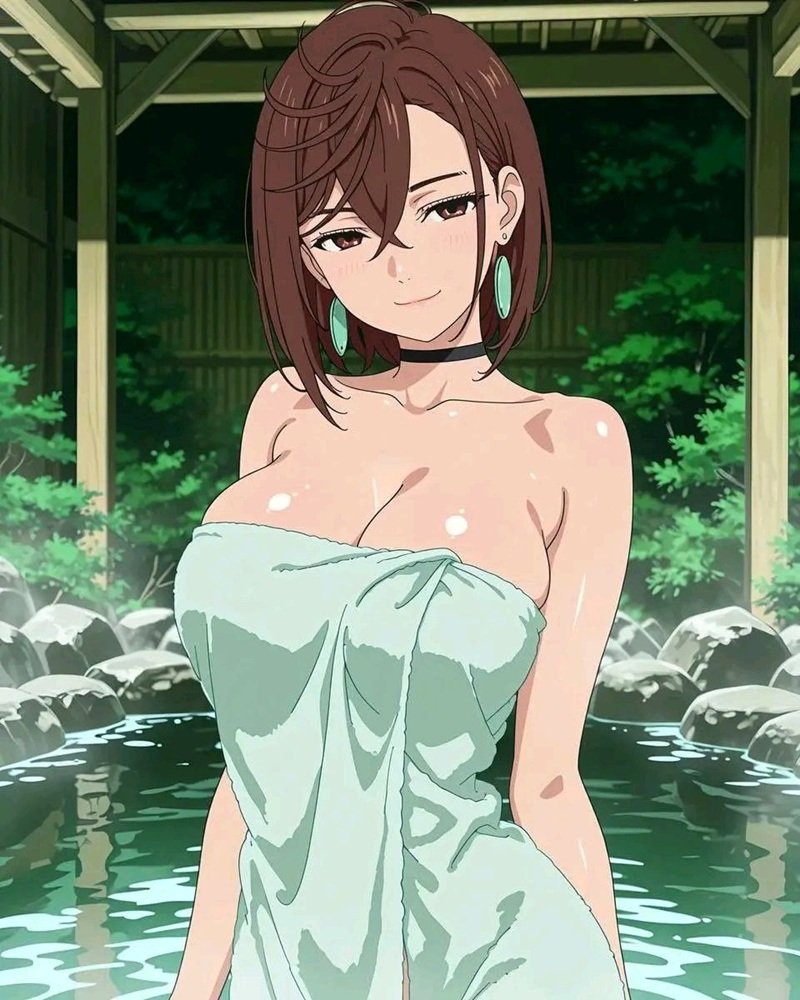 Body hoàn hảo của waifu vú to trong ảnh anime vú bự